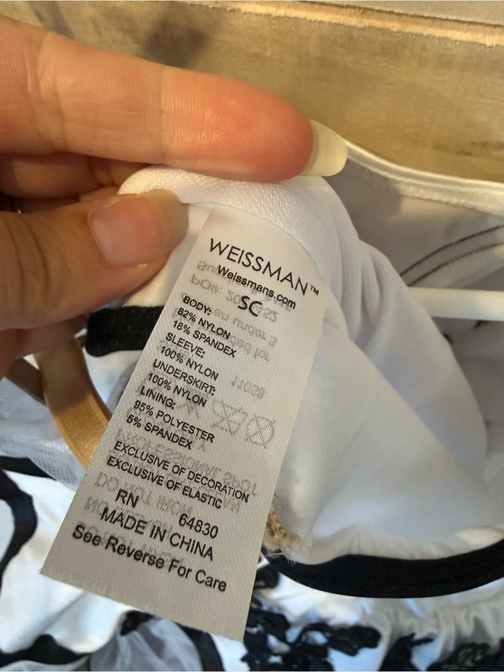 NEW! Weissman ballet costume Neville's Waltz 11058 white and black tutu